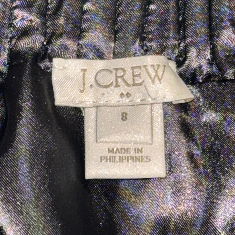 J.Crew Factory Sidewalk Skirt in Jacquard pattern black/white Woman's size 8